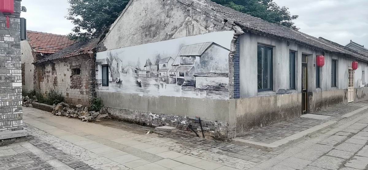 書(shū)吧邊上墻繪